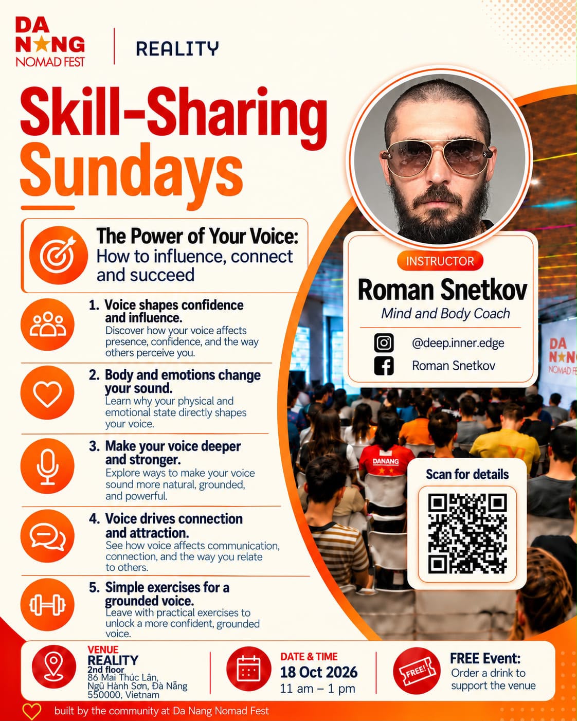 DNF Skill-Sharing Sundays — poster