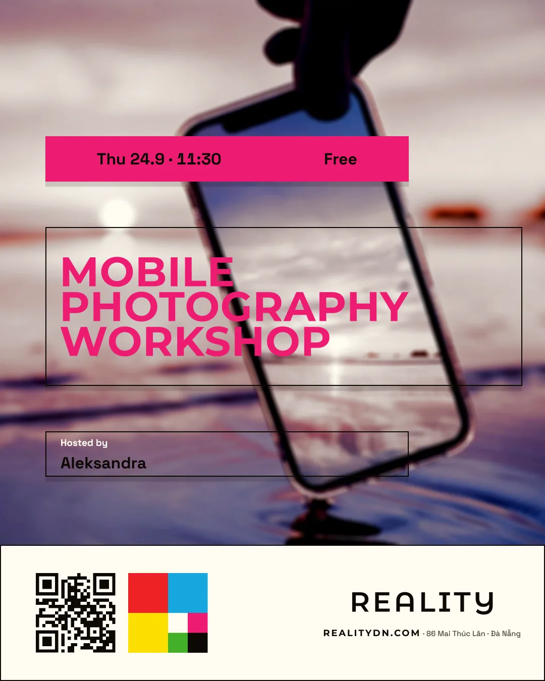 Mobile Photography Workshop — poster